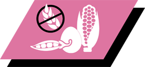 Formulato con fonti proteiche selezionate di alta qualità, senza frumento per supportare la sensibilità alimentare