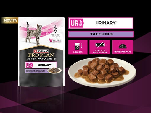 PURINA® PRO PLAN® VETERINARY DIETS FELINE UR St/Ox Urinary™ - Bustina - Tacchino